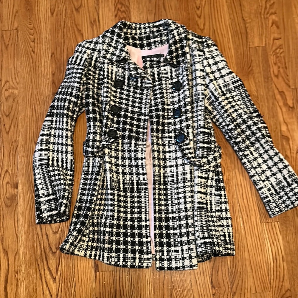 Arden B houndstooth coat